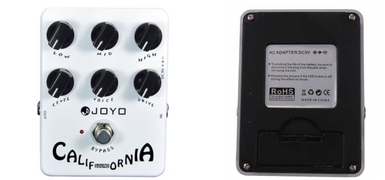 Joyo California Pedal rear